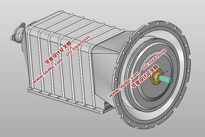 行星齿轮式动力换挡变速箱设计(含CAD零件装配图,SolidWorks三维图)