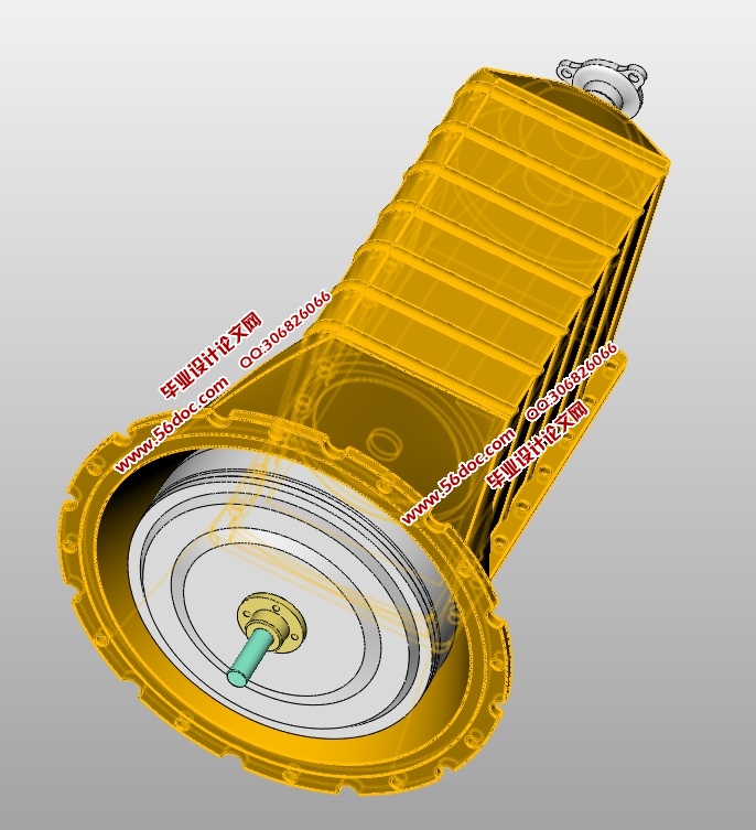 行星齿轮式动力换挡变速箱设计(含CAD零件装配图,SolidWorks三维图)