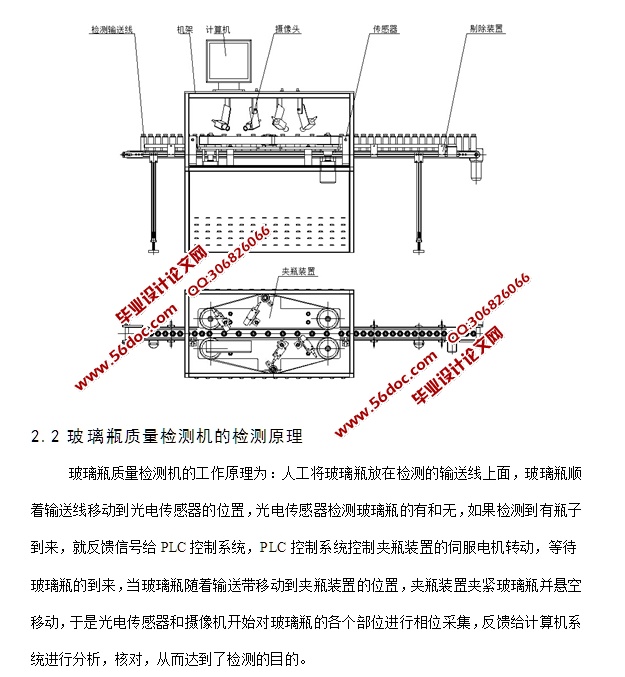 玻璃瓶质量检测机的设计(含CAD零件装配图,SolidWorks,IGS三维图)