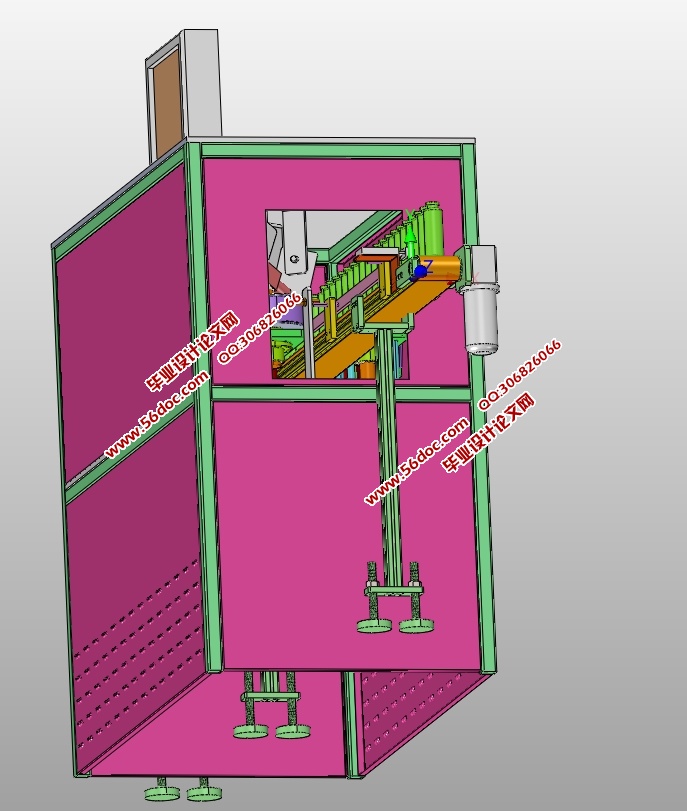 玻璃瓶质量检测机的设计(含CAD零件装配图,SolidWorks,IGS三维图)