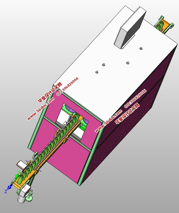 玻璃瓶质量检测机的设计(含CAD零件装配图,SolidWorks,IGS三维图)