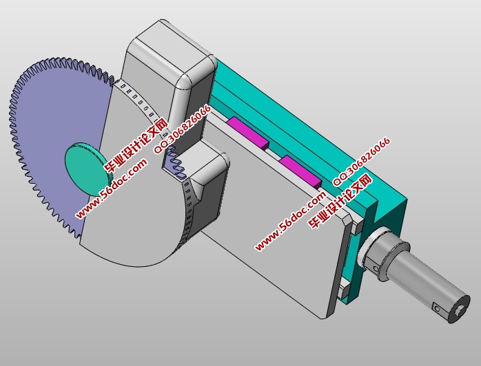 异型石材加工中心工作头部件的设计(含CAD图,SolidWorks三维图)