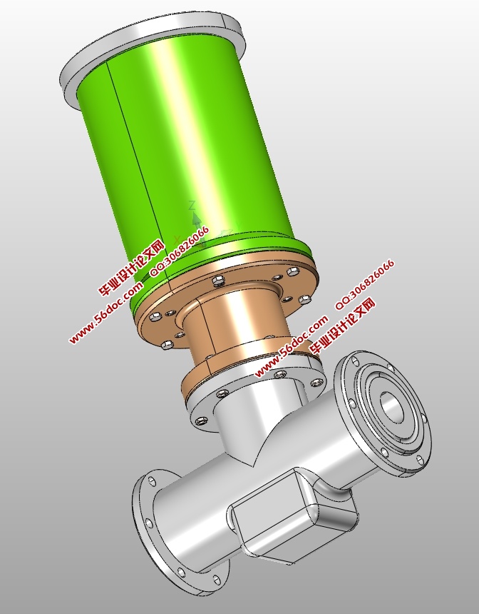 卧式采油树生产主阀的设计(含CAD零件装配图,SolidWorks,IGS三维图)
