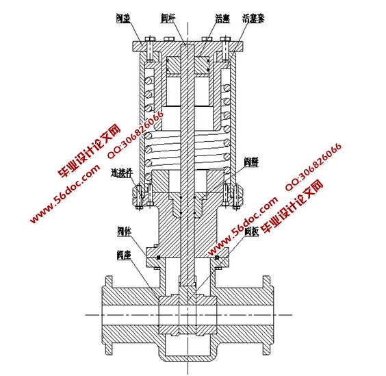 卧式采油树生产主阀的设计(含CAD零件装配图,SolidWorks,IGS三维图)