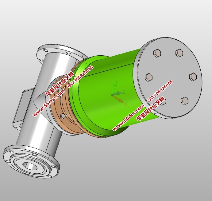 卧式采油树生产主阀的设计(含CAD零件装配图,SolidWorks,IGS三维图)