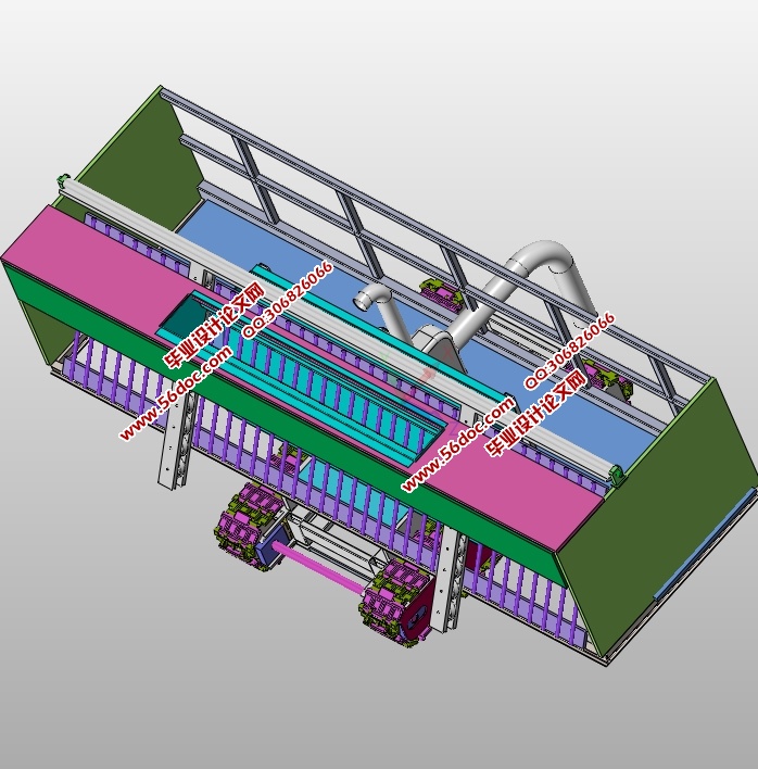 沙基铺砖机结构的设计(含CAD零件装配图,SolidWorks三维图)