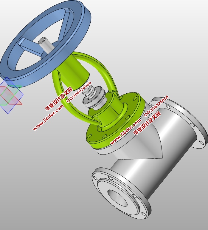 低温截止阀的设计(含CAD零件装配图,SolidWorks三维图)
