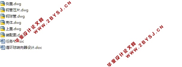 循环球式转向器的研究与设计(含CAD零件装配图)