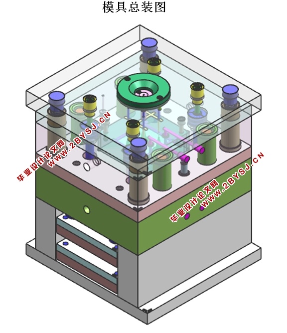 塑料套管注塑模具设计(含CAD零件图装配图,PROE三维图)