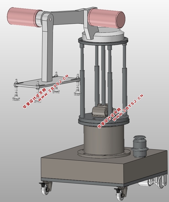 平板搬运机械手设计(含CAD零件图装配图,SolidWorks三维图)