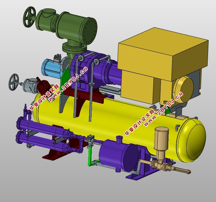双螺杆空气压缩机的设计(含CAD零件图装配图,UG三维图)