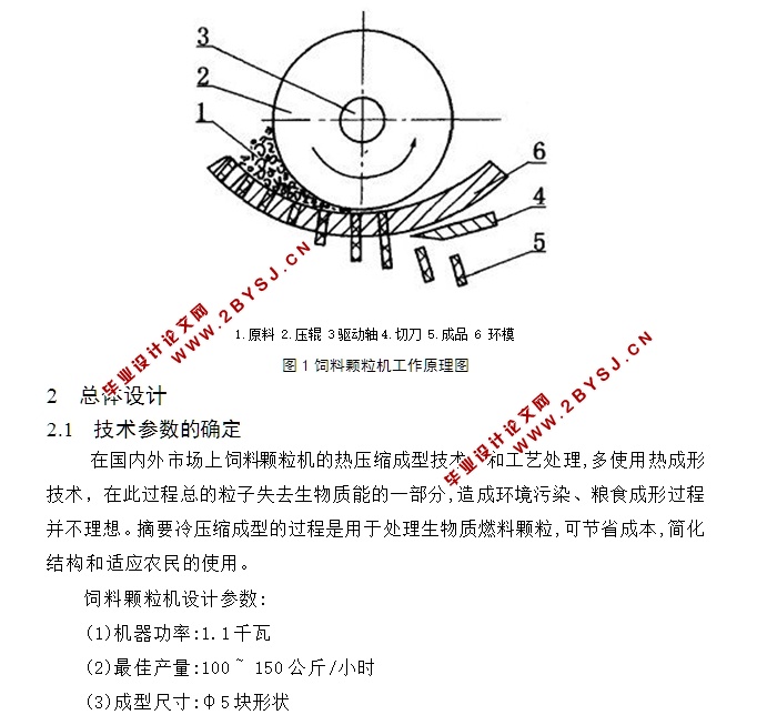 饲料颗粒机的设计(含CAD零件图装配图)