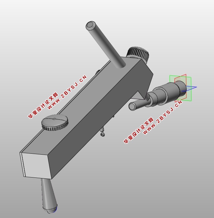 孔内键槽对称度检测装置的检具设计(含CAD零件装配图,SolidWorks三维图)