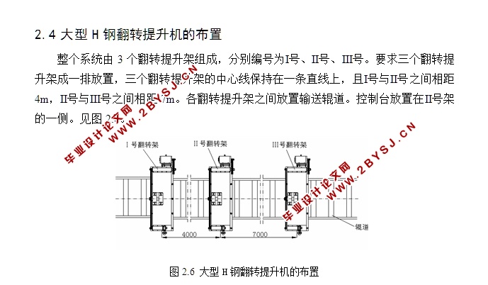 大型H钢提升翻转机构提升机设计(含CAD零件装配图)
