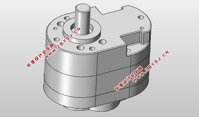 外啮合齿轮泵的设计(含CAD零件装配图,STEP,SolidWorks三维图)