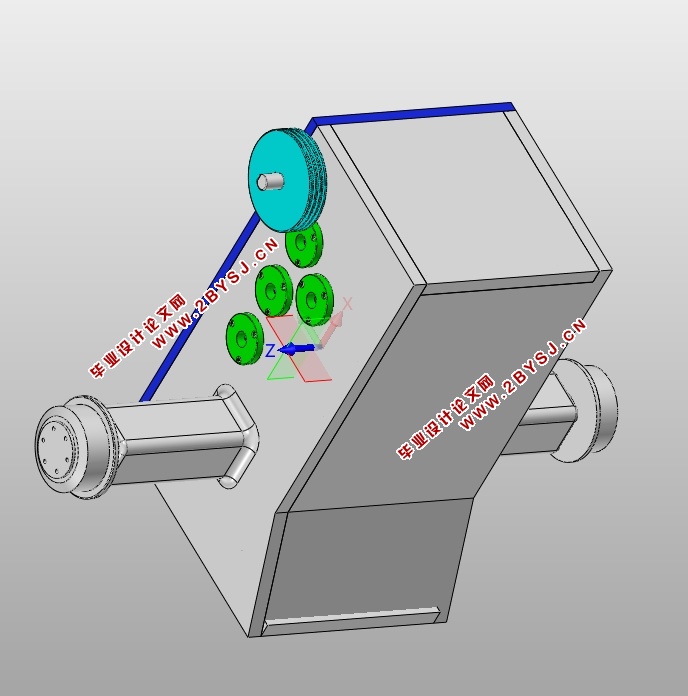 拖拉机变速箱的设计(含CAD零件装配图,STEP,x_t,SolidWorks三维图)