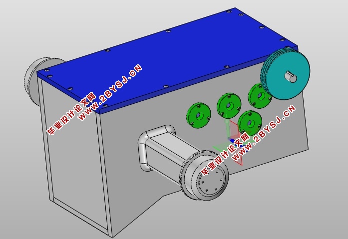 拖拉机变速箱的设计(含CAD零件装配图,STEP,x_t,SolidWorks三维图)