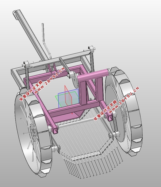 土豆挖掘机的设计(含CAD零件装配图,SolidWorks三维图)