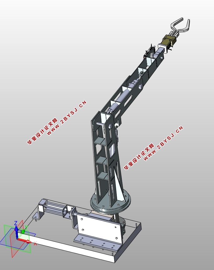 多工位专用CA18机床机械手设计(含CAD零件装配图,IGS,SolidWorks三维图)