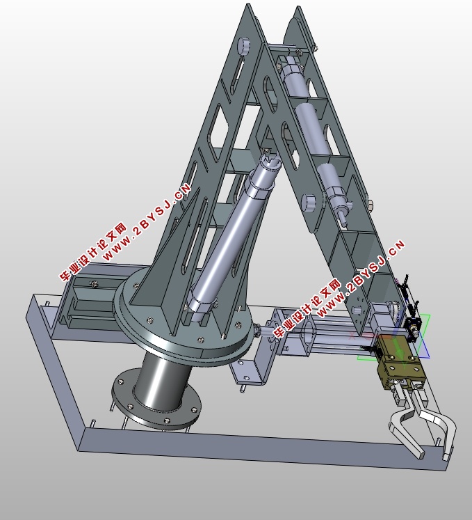 多工位专用CA18机床机械手设计(含CAD零件装配图,IGS,SolidWorks三维图)