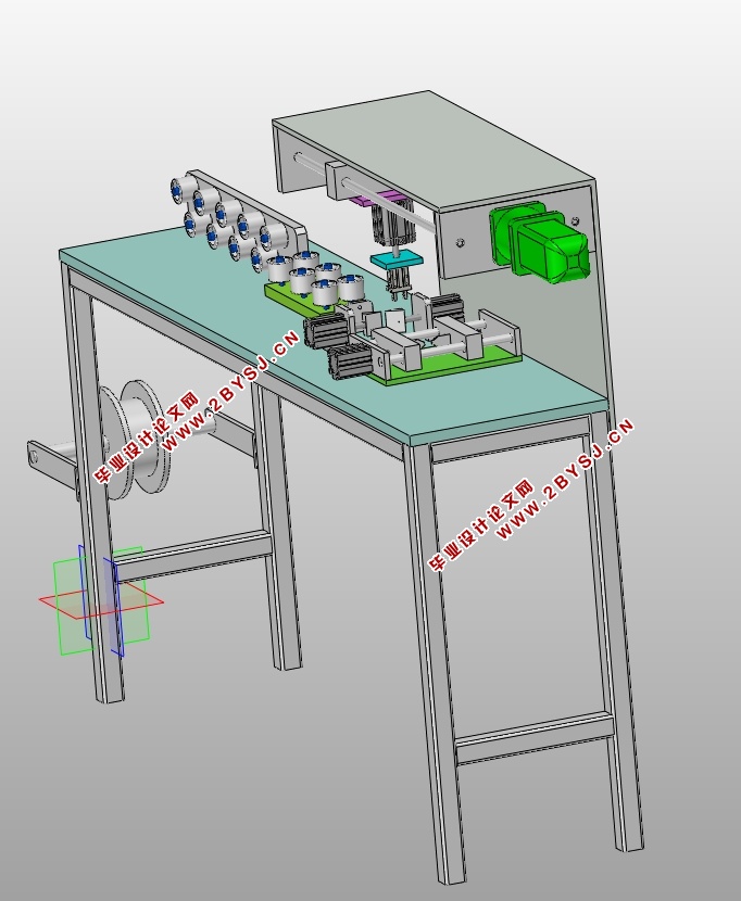 电线加工自动系统设计(含CAD零件装配图,SolidWorks三维图)