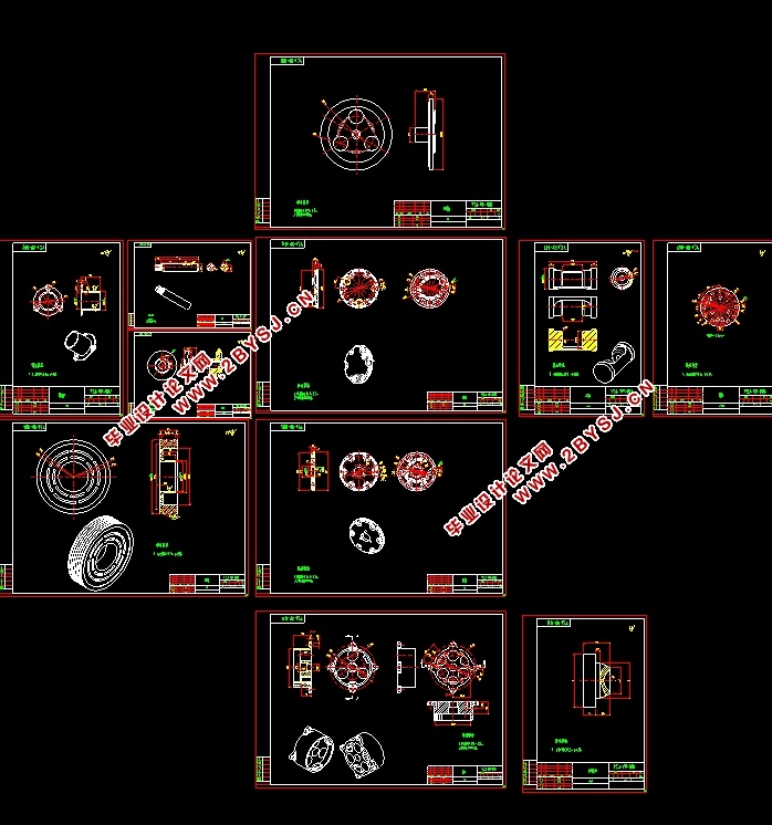 双向活塞斜盘式汽车空调压缩机设计(含CAD零件装配图,IGS,SolidWorks三维图)