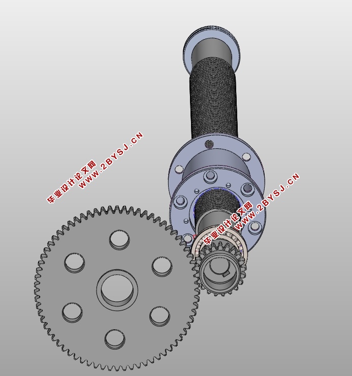 数控卧式镗铣床机械手运动机构设计(含CAD装配图,SolidWorks三维图)