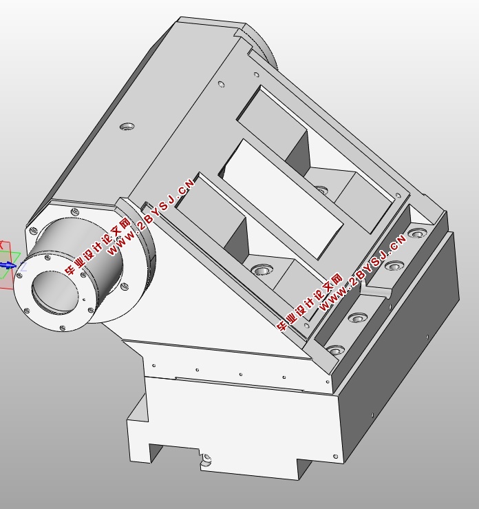 DL32M斜床身数控机床尾座结构设计(含CAD零件装配图,SolidWorks三维图)