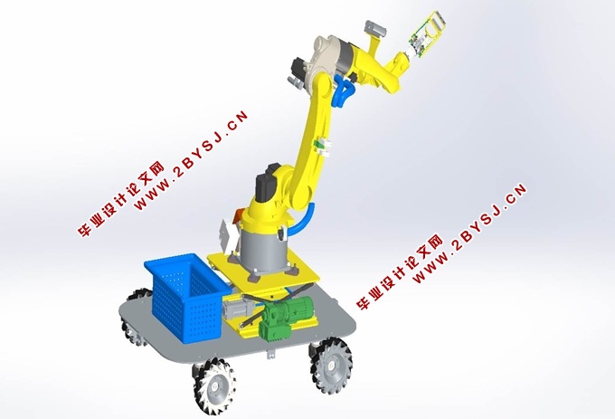 果实采摘机械手的设计与仿真(SolidWorks三维图)