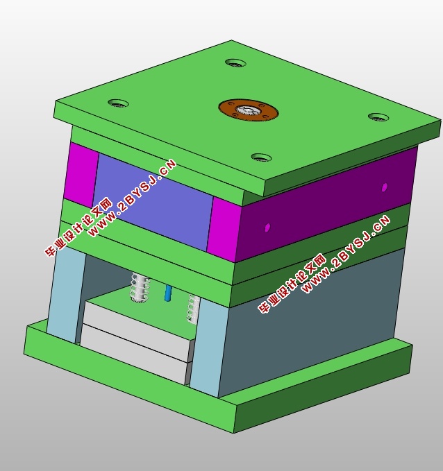 电动机端盖注塑模具设计(含CAD零件装配图,x_t,SolidWorks三维图)