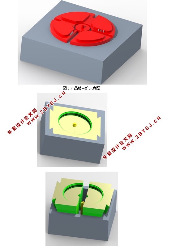 纺织拉线盘注射工艺分析及模具设计(含CAD零件装配图,CREO三维图)