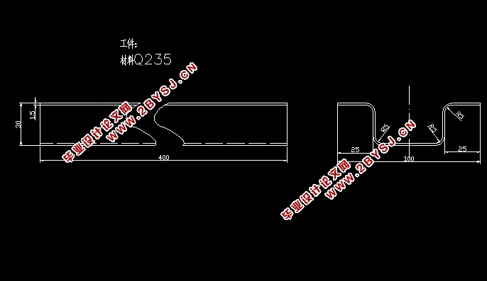 轻型卡车加强筋弯曲模设计(含CAD零件装配图)