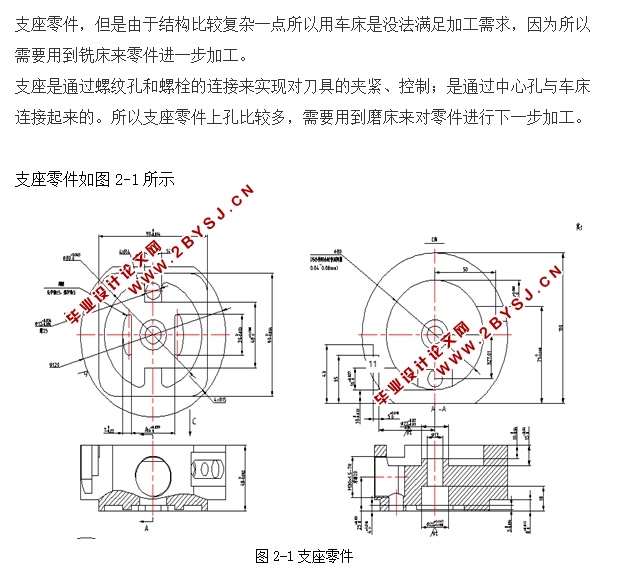 加工中心典型支座零件加工(含CAD图,UG三维图,程序清单,工艺工序卡)