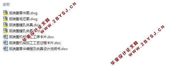 后端盖零件编程及夹具设计(含CAD零件图夹具图,工艺卡工序卡)