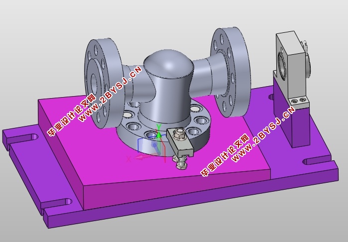 阀体零件的机械加工工艺及夹具设计(含CAD零件夹具图,x_t,SolidWorks三维图)