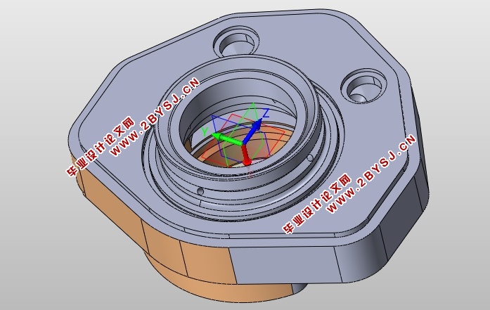 后端盖零件编程及夹具设计(含CAD图,IGS,SolidWorks三维图,工艺工序卡)