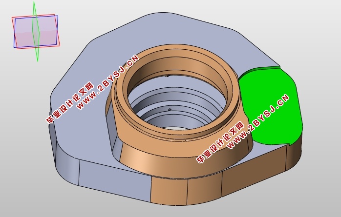 后端盖零件编程及夹具设计(含CAD图,IGS,SolidWorks三维图,工艺工序卡)