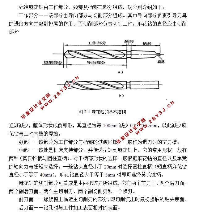 麻花钻螺旋槽加工及其成形铣刀设计(含CAD图,UG三维图)