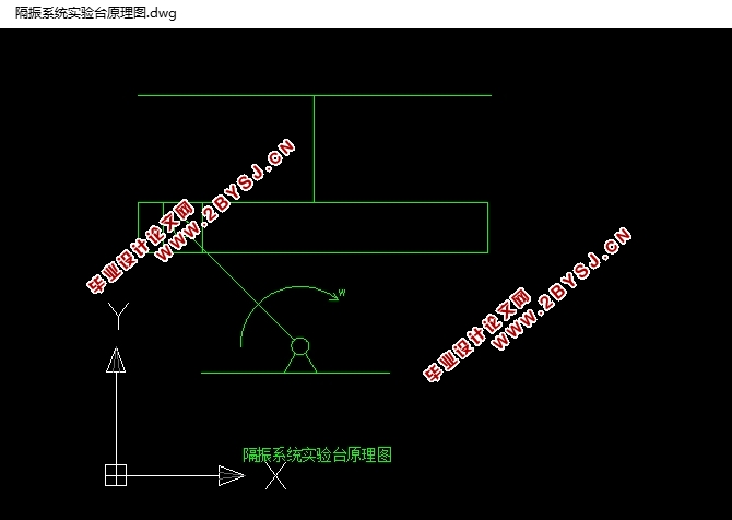 隔振系统实验台总体方案设计(含CAD零件图装配图)