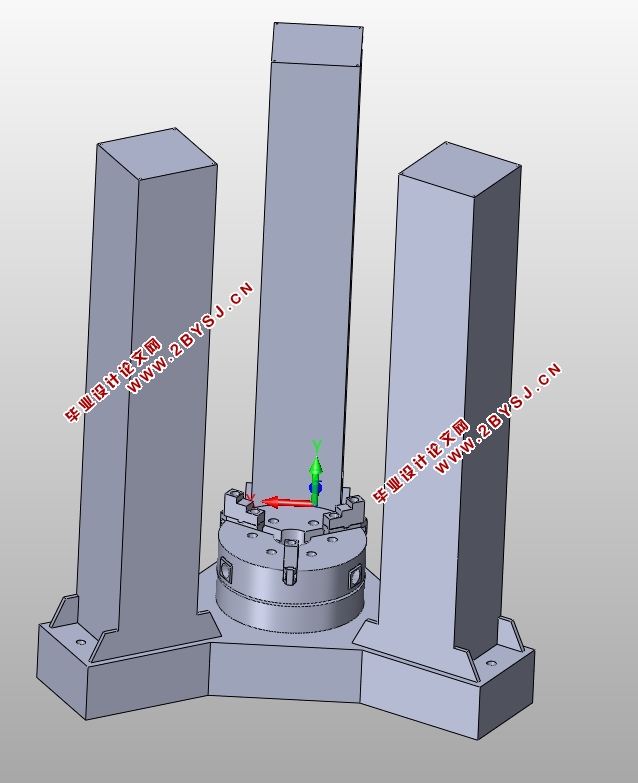 并联机床实验台总体结构设计(含CAD图,SolidWorks三维图)