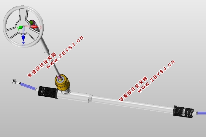 华晨宝马齿轮齿条转向器的设计(含CAD图,SolidWorks三维图)