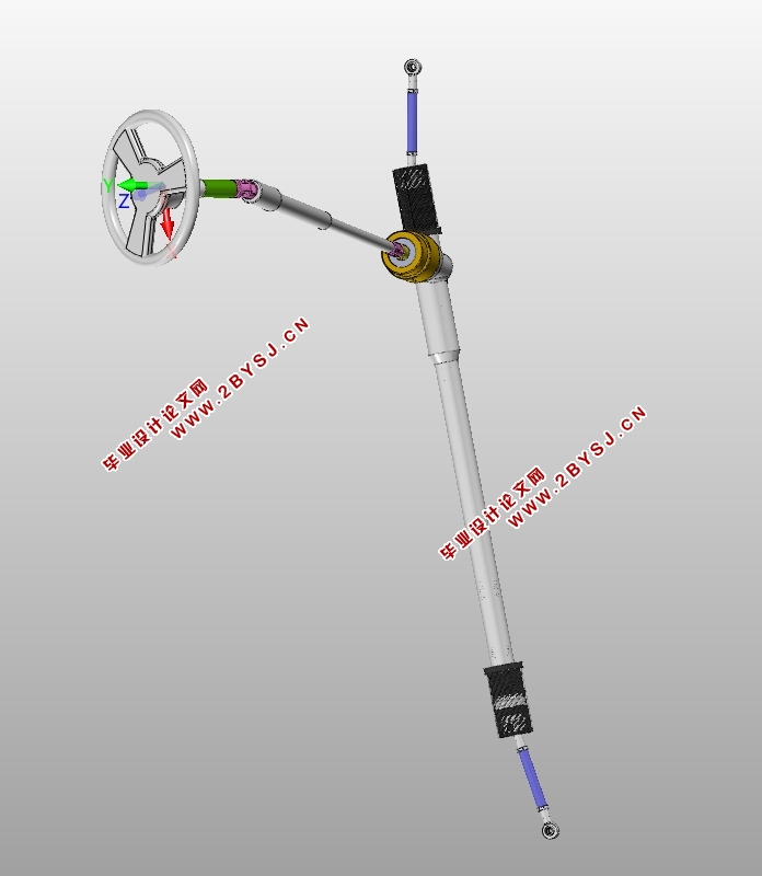华晨宝马齿轮齿条转向器的设计(含CAD图,SolidWorks三维图)