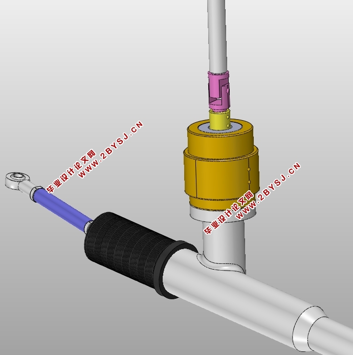华晨宝马齿轮齿条转向器的设计(含CAD图,SolidWorks三维图)