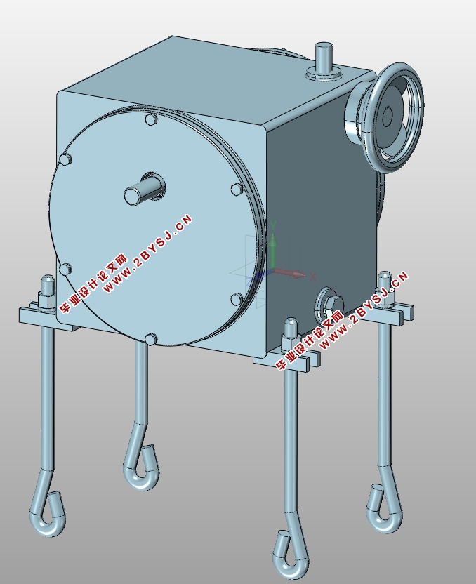 摩擦式机械无级变速器结构设计(含CAD图,STEP,SolidWorks三维图)