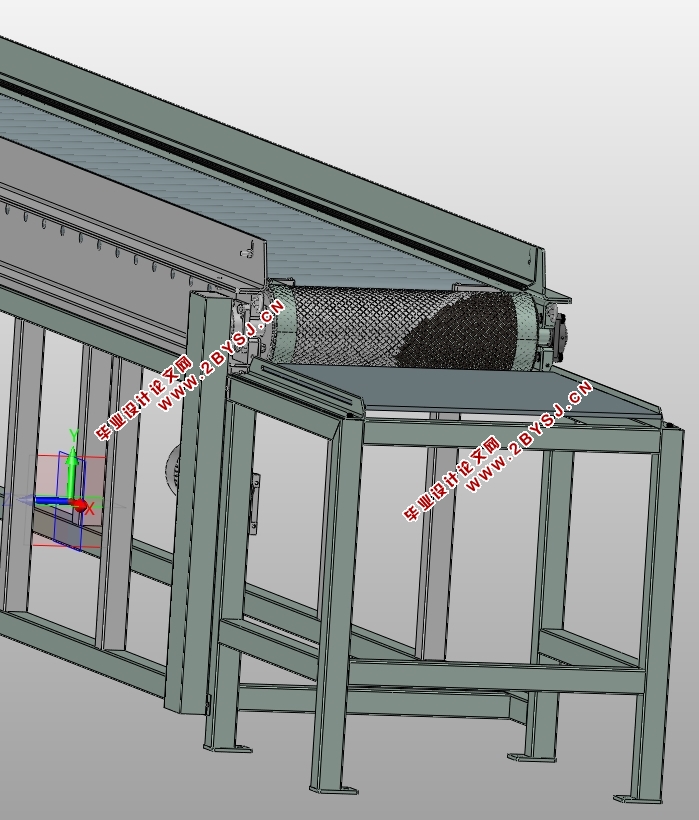 玻璃输送辊台机的设计(含CAD零件图装配图,SolidWorks,UG三维图)