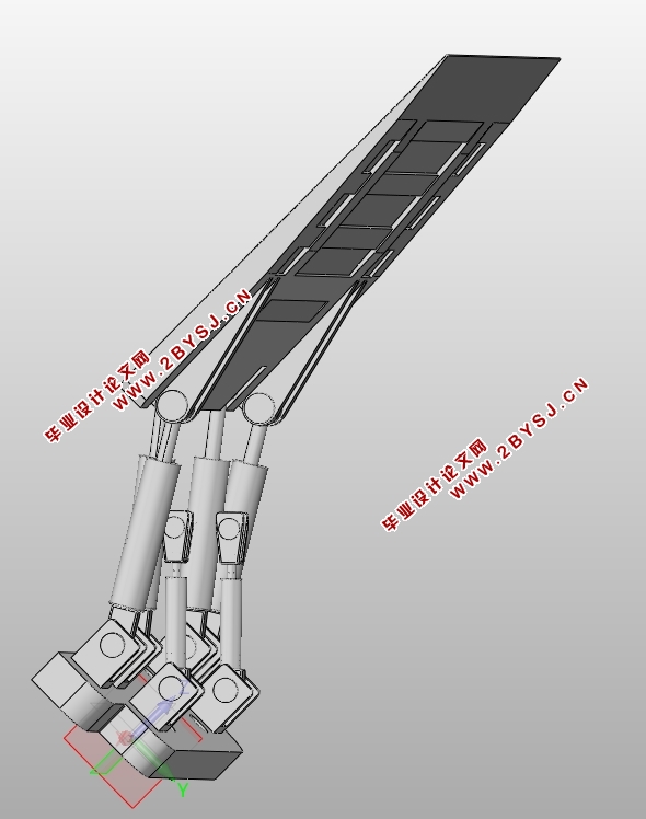 防撞式折叠尾板设计(含CAD零件图装配图,SolidWorks,UG三维图)