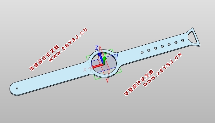 儿童双色手表带的注塑模具设计(含CAD零件图装配图,UG三维图)