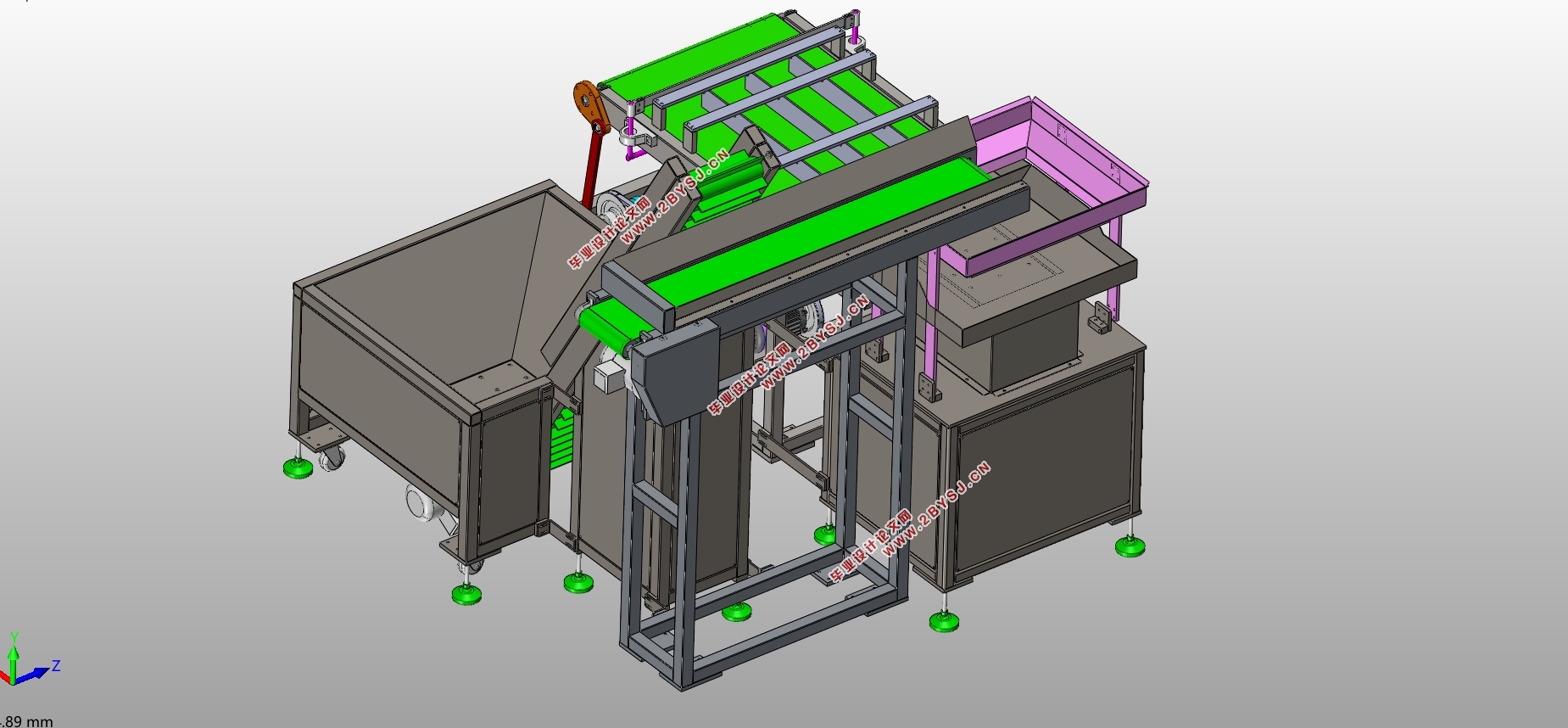 全自动萝卜切片机设计(食品机械)(含SolidWorks三维图)