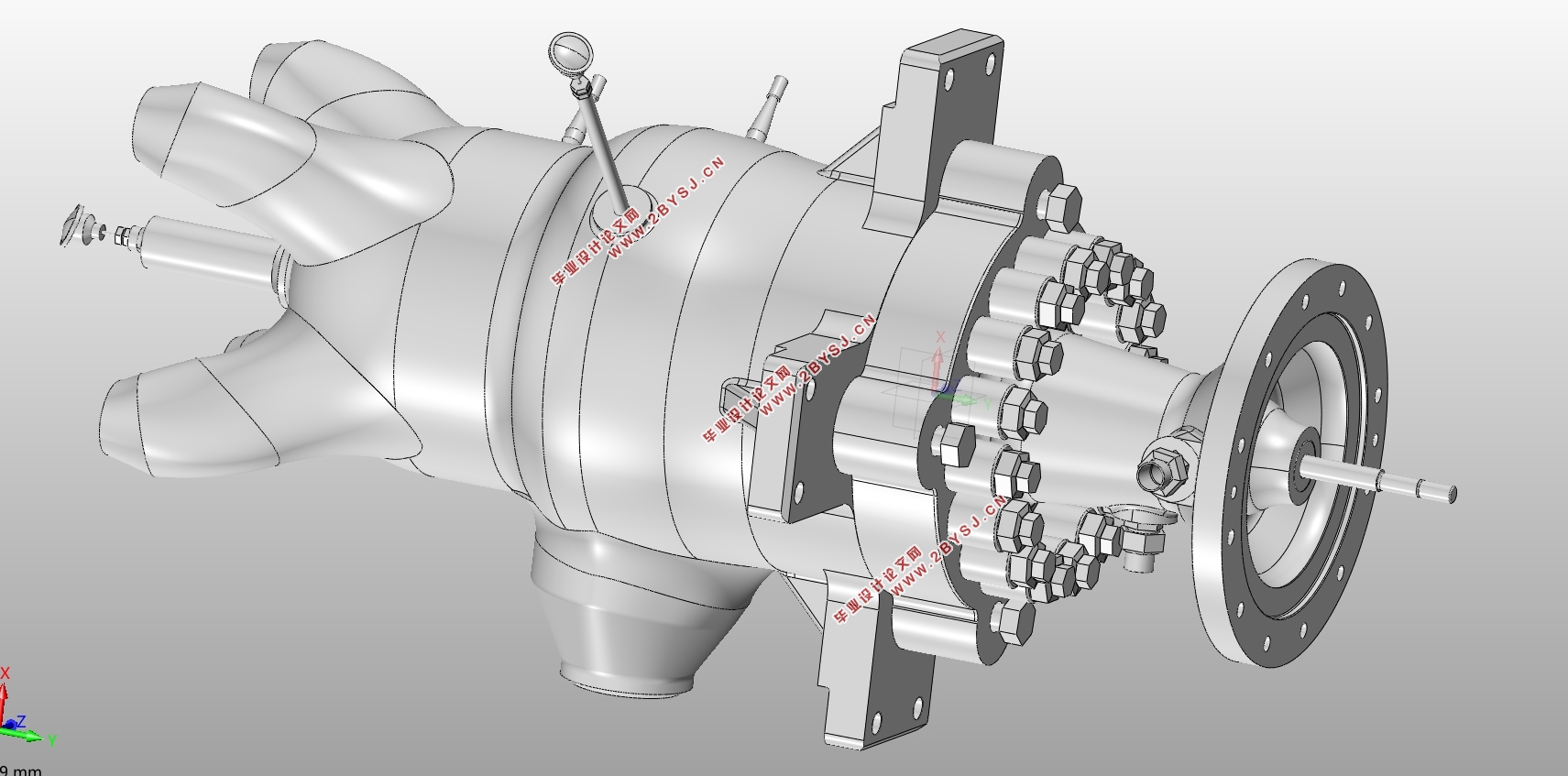 抽汽凝汽式汽轮机主汽阀结构及加工工艺设计(含CAD图,SolidWorks三维图)