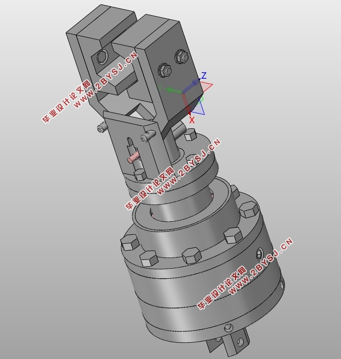 液压送料机械手设计运动仿真(含CAD零件图装配图,SolidWorks三维图)